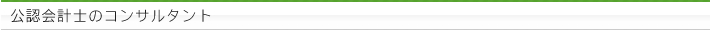 公認会計士のコンサルタント